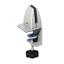 

Desktop Mount Partition Clamp Office Divider Bracket Dual Direction Adjustable Privacy Panel Clip for Spit Protection