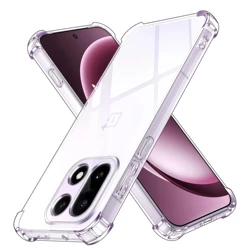 Transparent Shockproof TPU Protective Phone Case with Reinforced Corners - OnePlus Ace 5 Racing (Clear)
