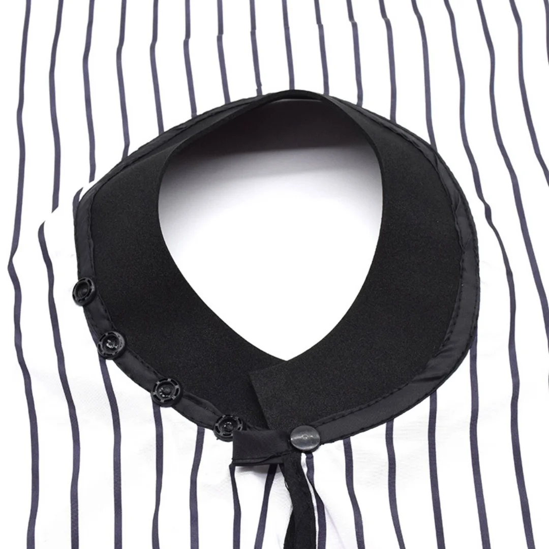 Professional Silicone Neck Hair Cutting Cape Hidden Buckle Antistick Broken Hair Barbershop Antistatic Styling Tools Supplies 4