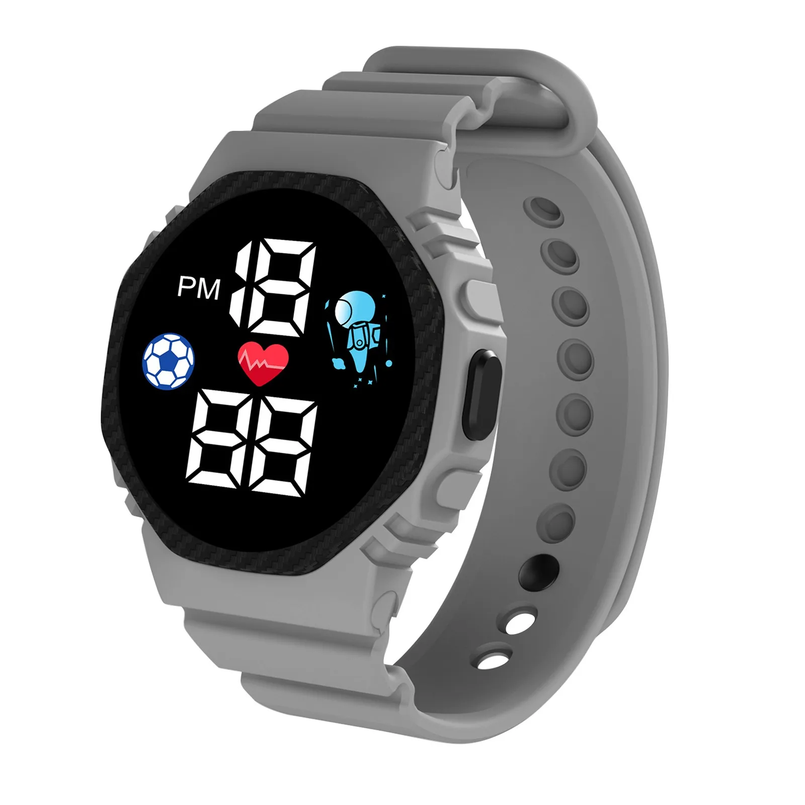 Colorful Kids LED Digital Waterproof Smartwatch - Fashion Sports Bracelet