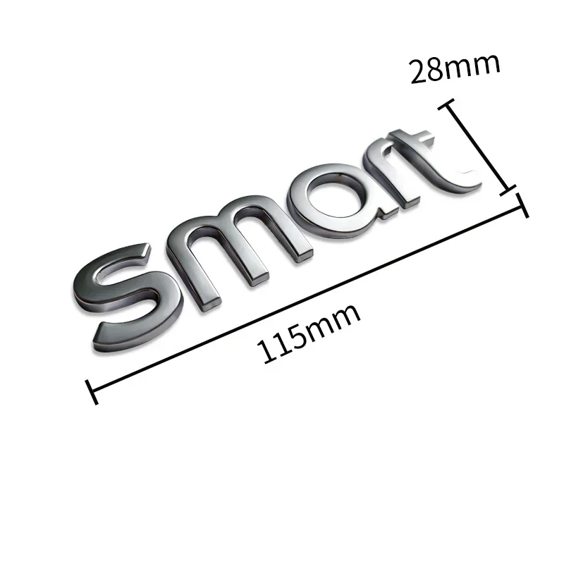 Enhanced Metal Car Rear Trunk Letter Sticker - Auto Decal Decoration