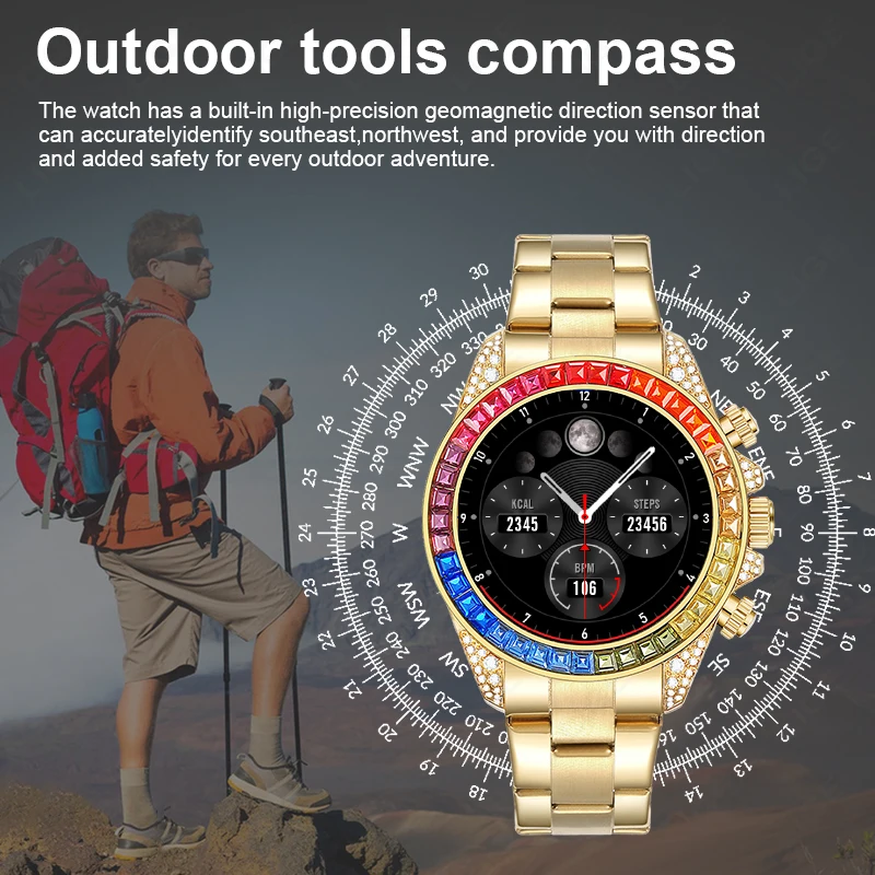 LIGE Ͻ  Ʈ ð 1.43 Amoled 3D ȭ 466*466  ȭ ǰ  QR ڵ    Smartwatch