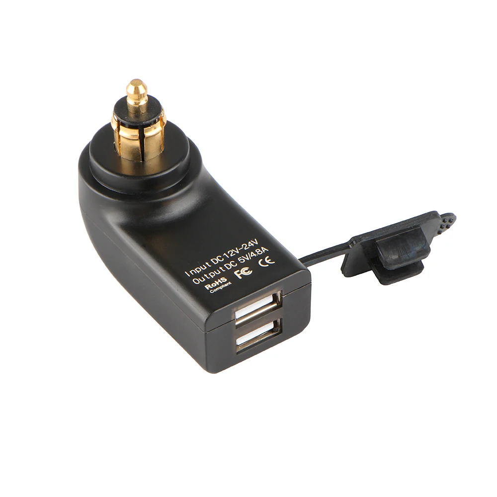 R1250GS ADV LC for BMW R1200GS S1000XR F800GS F850GS F900R/XR Motorcycle Dual USB Charger Power Adapter Cigarette Lighter Socket motorcycle quick charger usb type c qc 3 0 power adapter socket plug for bmw r1100rt r1250gs adventure r1200gs gs1200 adv lc