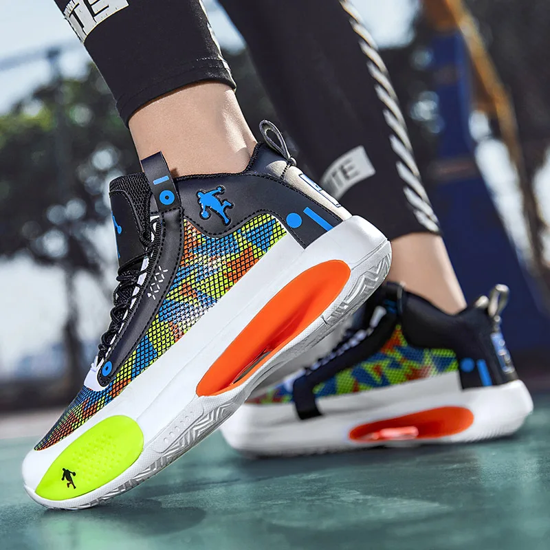 Basketball Shoes Men High Top Support Breathable Jogging Sport Walking Shoes Training Zapatillas Hombre Spring 2022 Sneakers Men