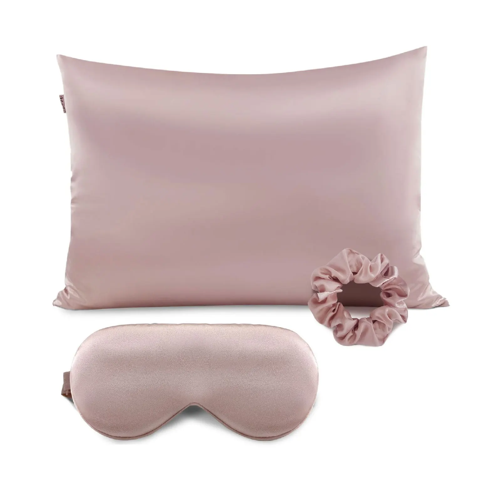 3pcs/set Imitated Silk Pillowcase Smooth Soft Pillow Cover with Sleep