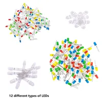 2110pcs electronic components diy kit Various Common Capacitors Resistors T0-92 LED PCB Board DIP-IC Breadboard - Image 3