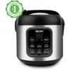 Digital Rice & Grain Multicooker 8-Cup Black ARC-994SB Cook Perfectly Rice Steam Vegetables Slow Cook Dishwasher Safe  ® New 2