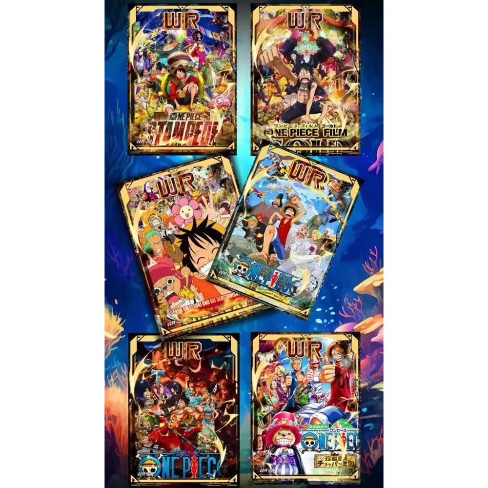 One Piece Collections Cards full set Box rare Pack Anime Luffy Zoro Nami TCGChild Birthday Gift Game collect Card collectible cards anime cards anime trading cards