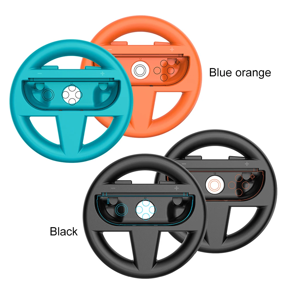 2Pcs Controller Grip Holder for Nintendo Switch 2 Joy Con Left and Right Gaming Racing Steering Wheel Handle Grips Accessories