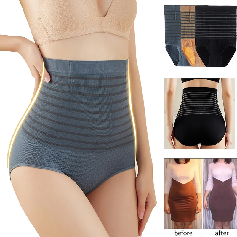 

Compression Tummy Control Body Shaper Briefs Women High Waist Postpartum Corset Shapewear Butt Lifter Seamless Panties Underwear