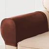1 Pair PU Leather Sofa Armrest Cover for Living Room Removable Arm Stretch Chair Protector Armchair Covers Armrest Couch 5