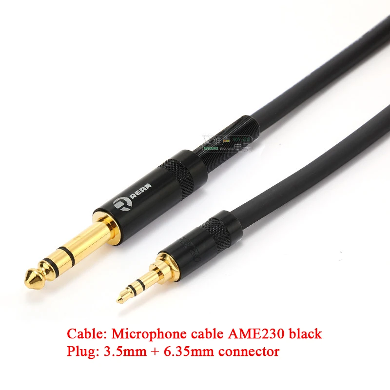 3,5mm auf 6,35mm Audio-Adapterkabel, Stereo-Klinkenstecker Vergoldet, Kopfhörer-Verlängerungskabel, Gitarrenkabel, Mischer-Verstärker-Anschluss – Detail 11
