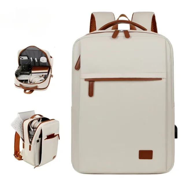 Mode 15.6 pouces ordinateur portable affaires sac à dos classique hommes sac à dos femmes grande capacité voyage sacs à dos d'ordinateur portable étudiant sac d'école 1