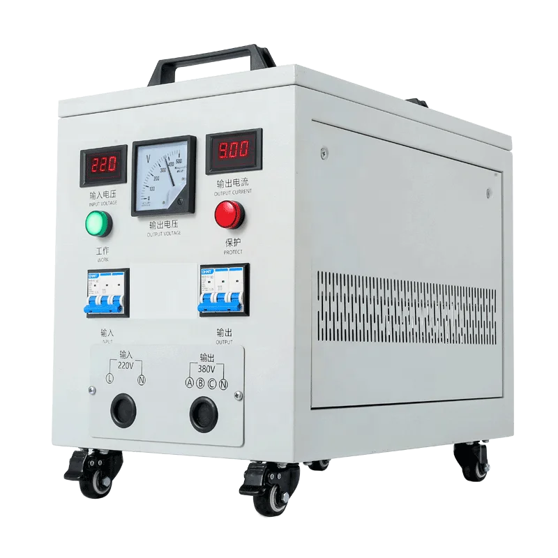 30kw 1 Phase to 3 Phase Transformer Voltage Converter 220v to 380v 400v ...