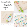 Wooden Shape Pairing Maze, Montessori Early Education Toys, Magnetic Shaped Walking Matching Game, Cognitive Colors And Shapes 3