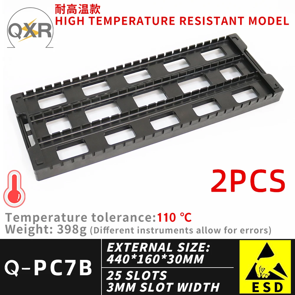 Heat-Resistant ESD PCB Storage Rack with 25 Slots
