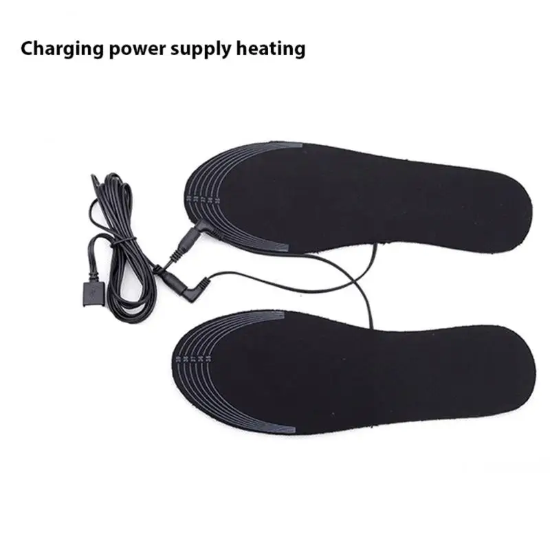 USB 온열 신발 깔창 전기 발 보온 패드, 발 보온 양말 패드 매트, 겨울 야외 스포츠 난방 깔창 패드, 직송
