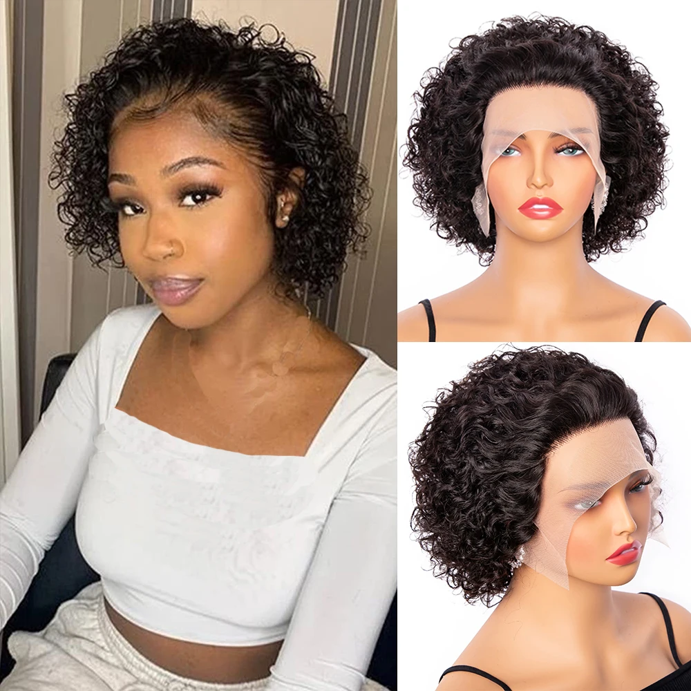 

13X1 короткий парик с вырезом фея, волнистый, короткий парик, женский парик с вырезом фея, парики для черных женщин