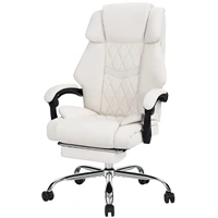 Large Size Stylish Office Chair Ergonomic with Whees Footrest Spring Cushion Height Armrests Adjustable Computer Gaming Chair 1