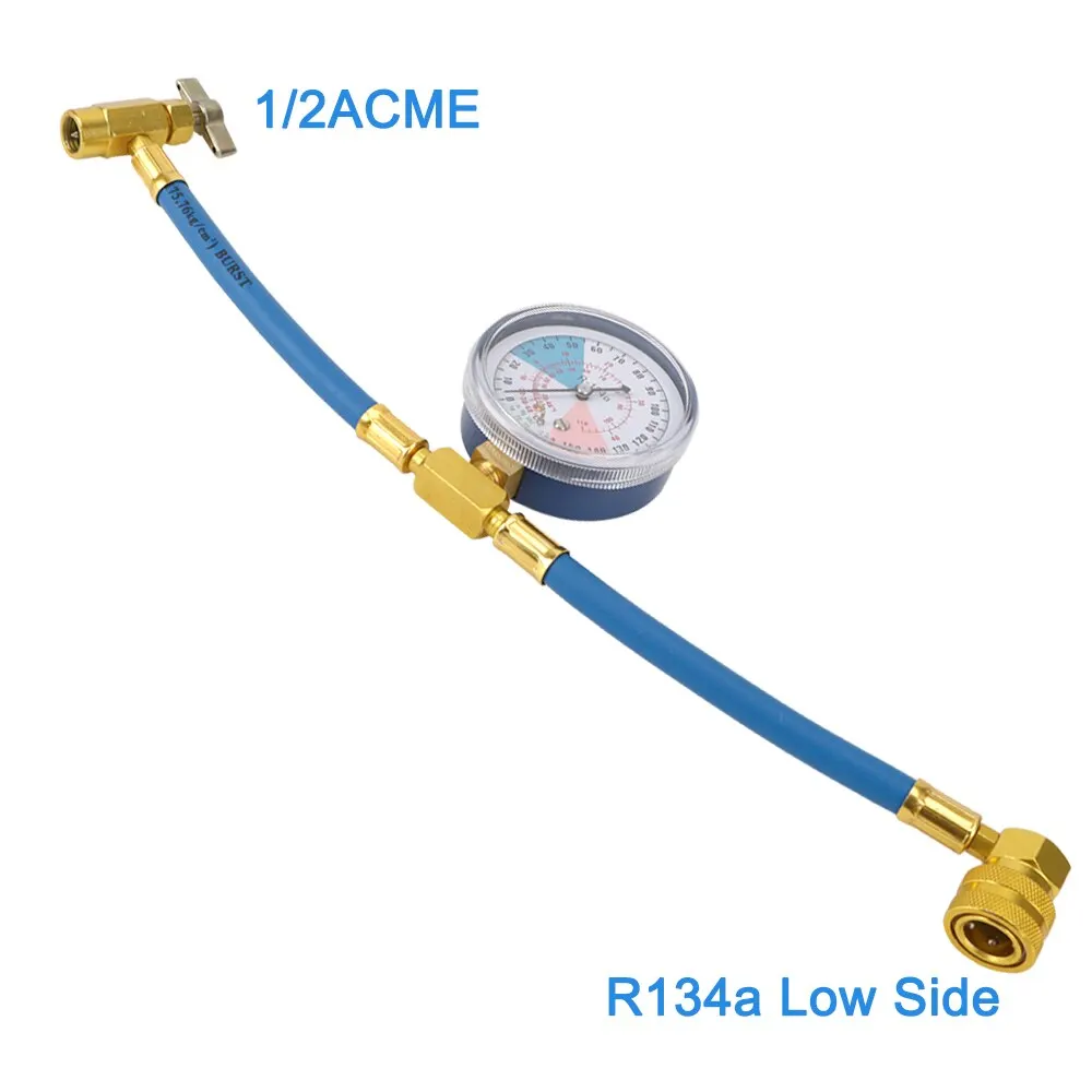 Refrigerant Charging Pipe R134a Refrigerante Open Valve Charging Pipe Freon R134a Air Conditioning Recharge Hose Car Air Conditioner Tools