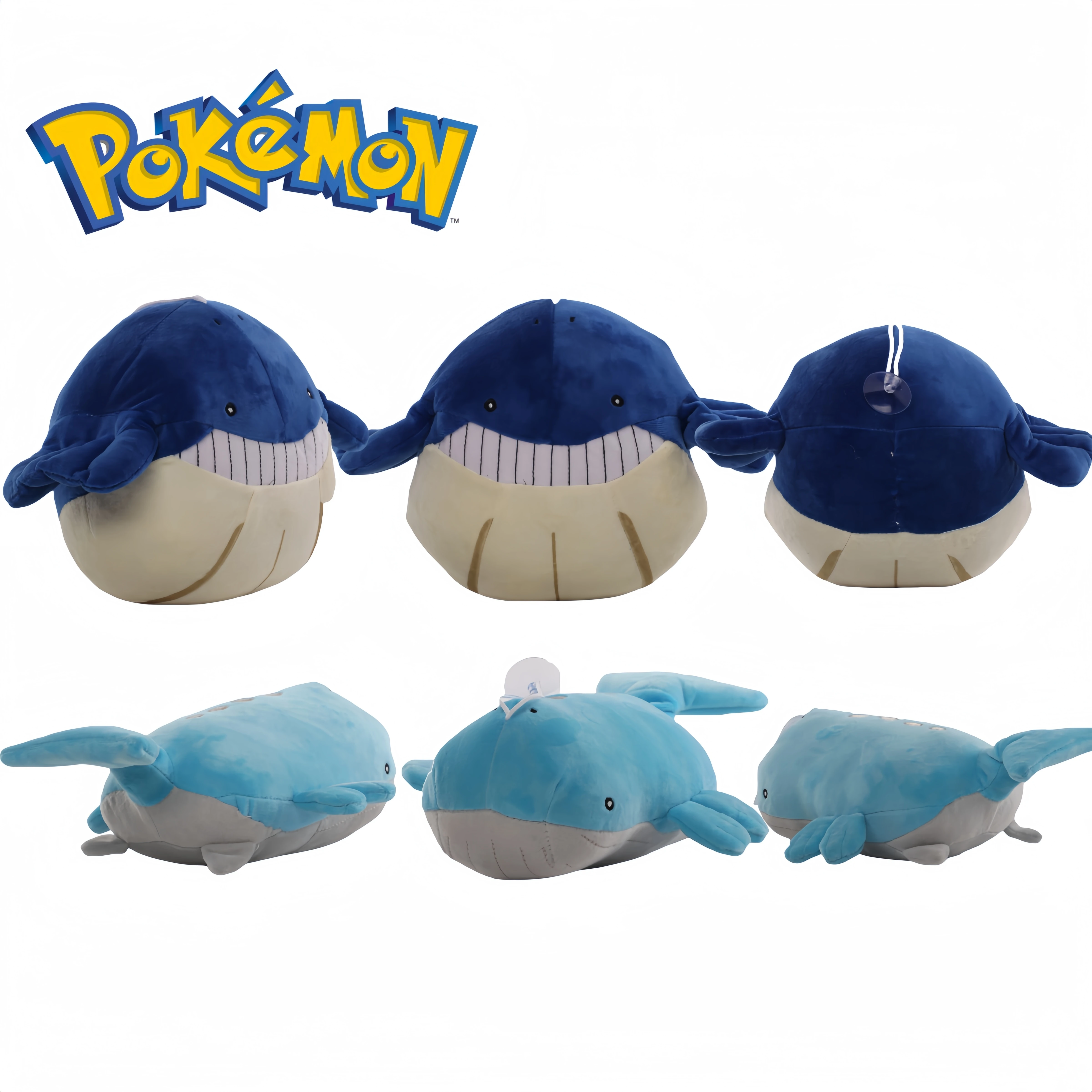 Pokemon Wailmer Plush Toy Wailord Stuffed Doll Kawaii Home Decor