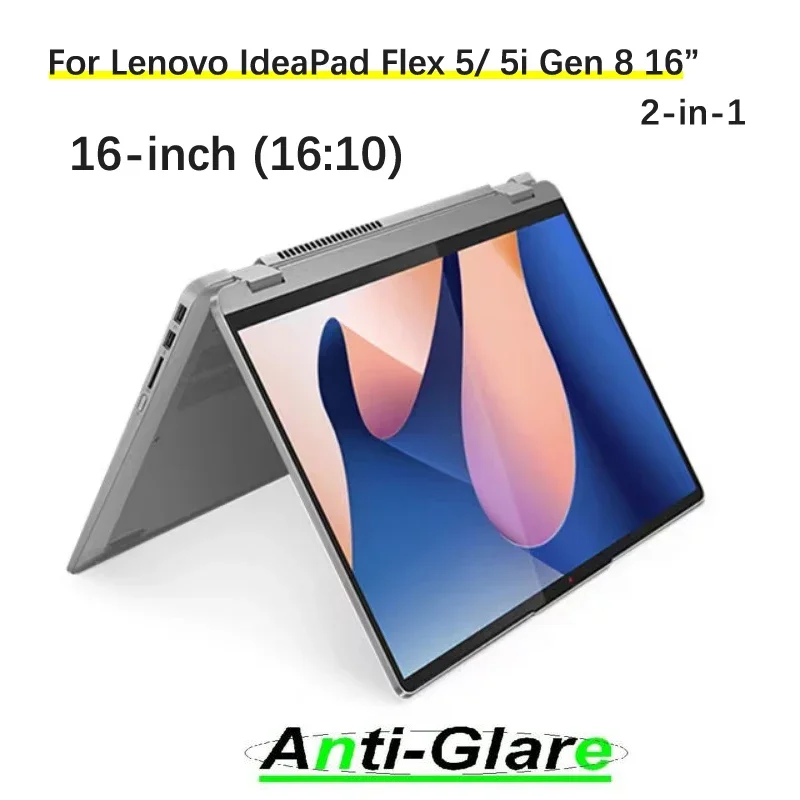 2X Proteggi Schermo Anti Luce Blu E Antiriflesso Per Lenovo Ideapad Flex 5 Gen 8 16 "/Ideapad Flex 5I Gen 8 2-In-1 16" 16:10
