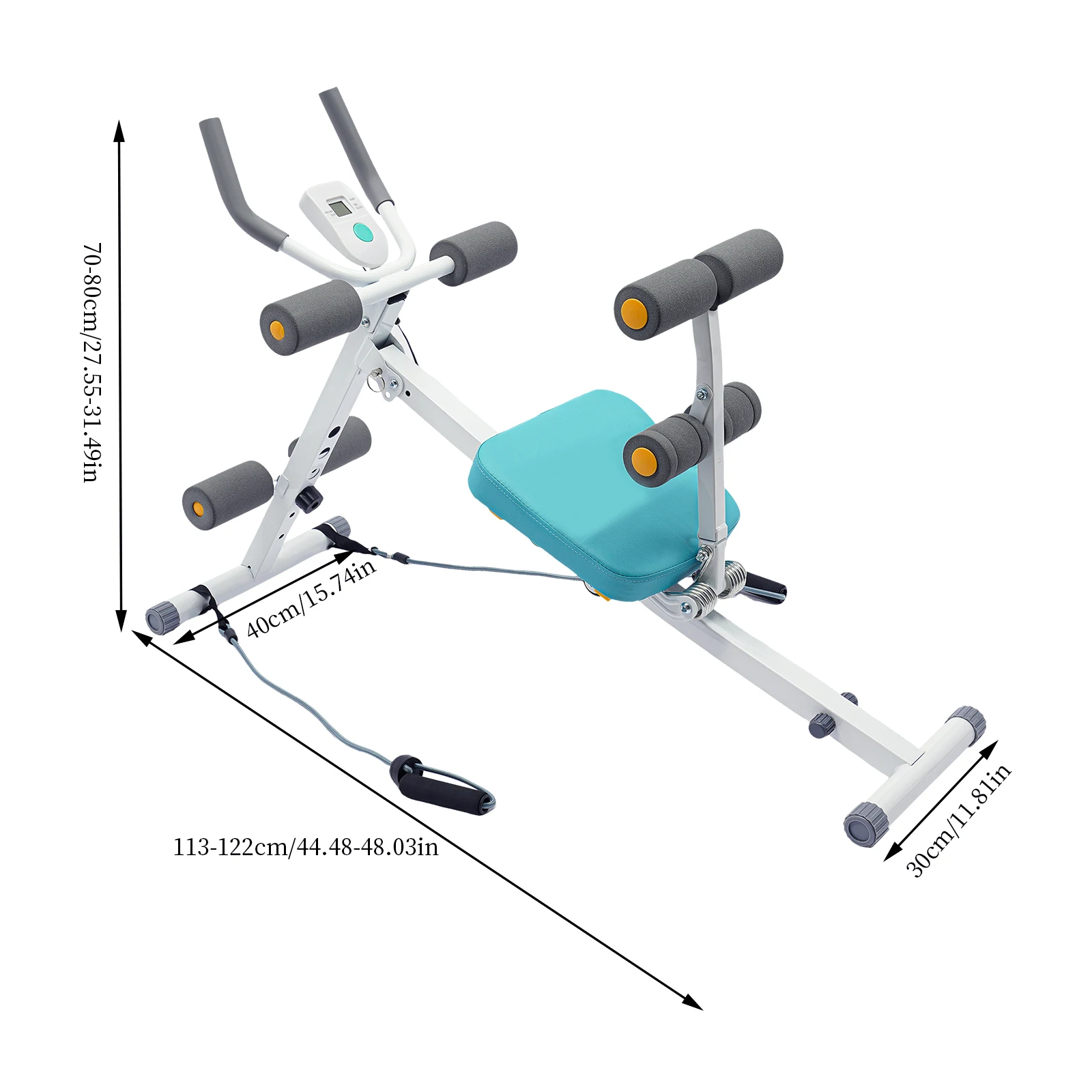 Abs Workout Equipment for Home Gym, Whole Body Workout Waist Trainer for Women&Men, Core Abs Exercise Machine