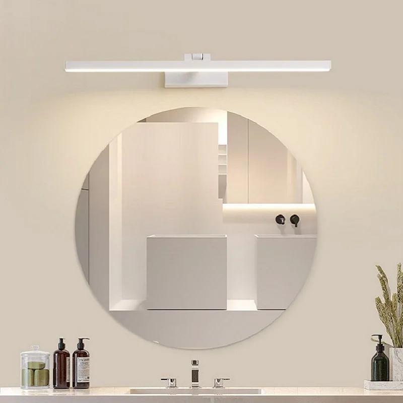 

European style LED Bathroom Wall Lights Bath Washroom Mirror Front Lamp Household appliance 40/50cm Makeup Over Lights for hotel