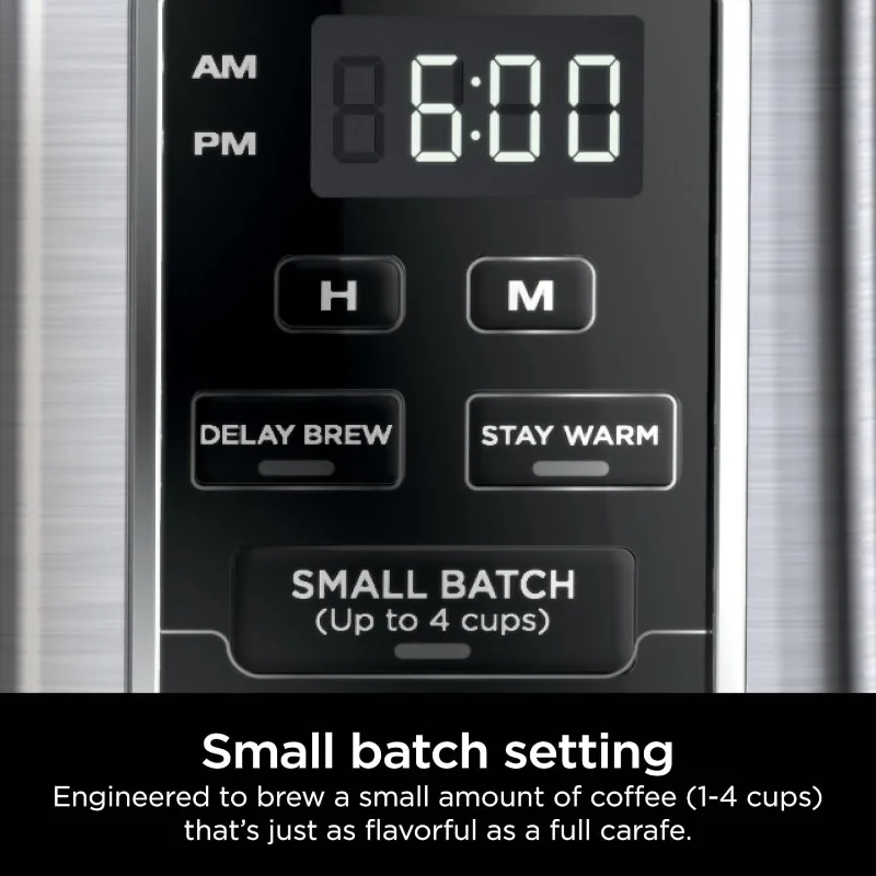 Ninja 12-Cup Programmable Coffee Brewer, 2 Brew Styles, Adjustable Warm Plate, 60oz Water Reservoir, Delay Brew - Black 4
