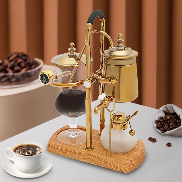 400ML Coffee Pot Teapot Belgian Siphon Coffee Tea Brewer Manual Coffee  Machine
