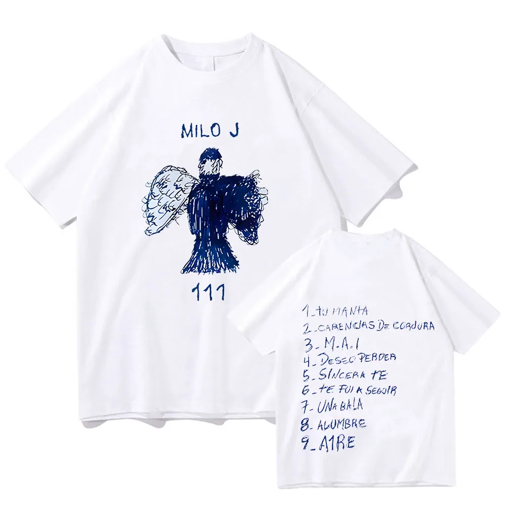 

Hip Hop Milo J T Shirt Graphic Printing Gothic Cotton Tee-shirt Short Sleeve Casual Retro Tshirt Camiseta Hombre Punk Soft Tops