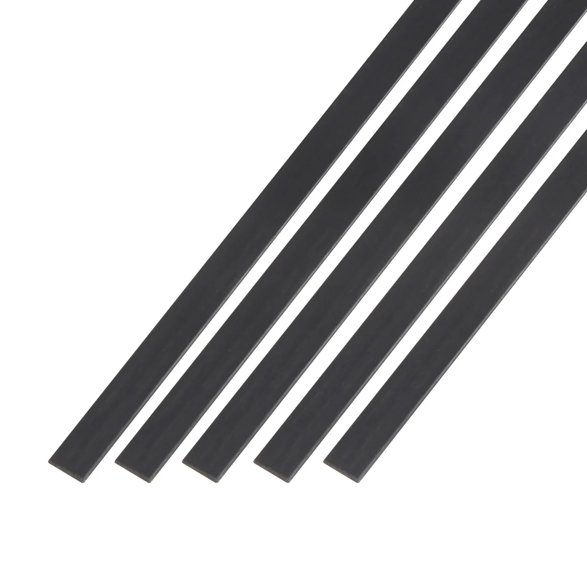 10 개/몫 1x6mm/0.5X3mm/1x3mm/1x4mm/500mm 길이 탄소 섬유 스트립 플랫 바