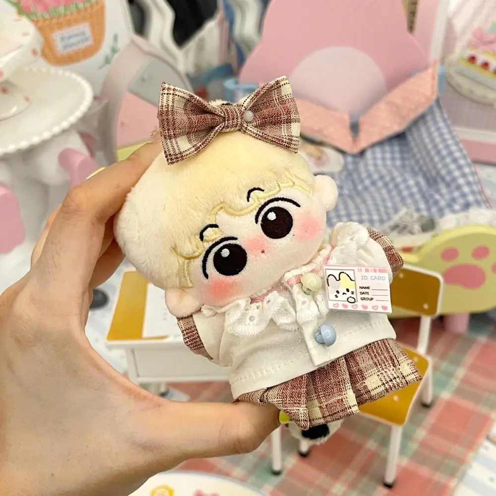 Mini Clothes For 10CM Cotton Rompers Soft Cotton Miniature Clothes Outfit Cute Cartoon Design Mini Clothes Collecting