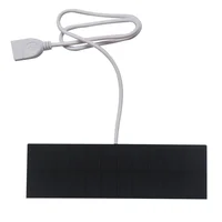 Chargeur de panneau solaire USB, batterie Portable, batterie de chargement de téléphone Portable, panneau de chargement pour ventilateurs de téléphones, lampe de poche, petites banques d'alimentation 4