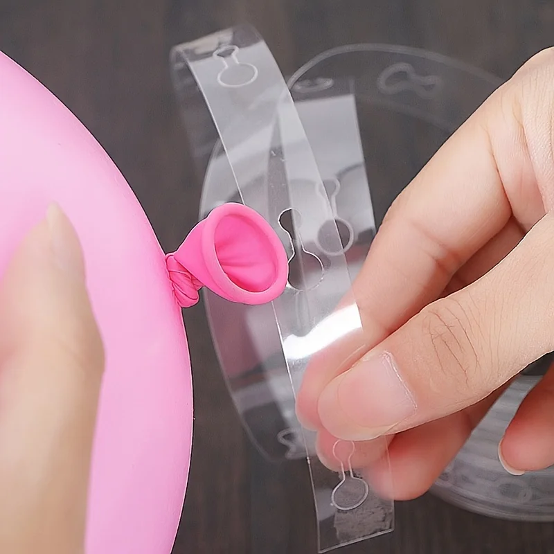 1 roll balloon chain string balloon birthday party wedding decoration wedding room decoration double hole chain party decorations