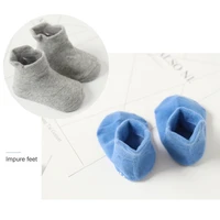 6 Pairs/lot Toddler Baby Socks Cotton Solid Color Warm Kids Leg Warmers Kids Girls Boys Toddler Soft Anti-slip Sock 4