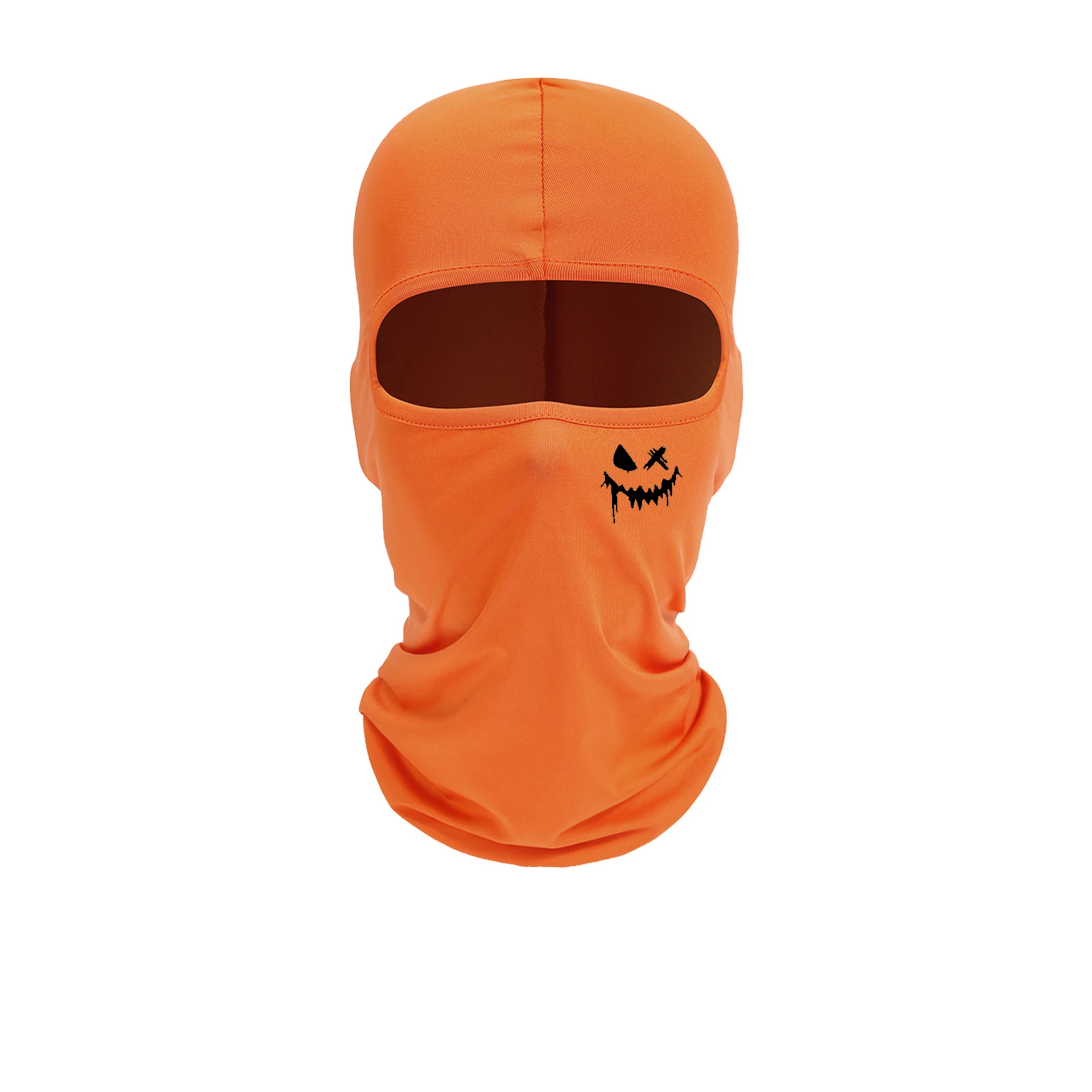Reitmaske mit lächelndem Gesicht, Druckmuster, Outdoor-Ausrüstung, geeignet für Männer und Frauen, Sonnenschutz und Atmungsaktivität – Detail 10