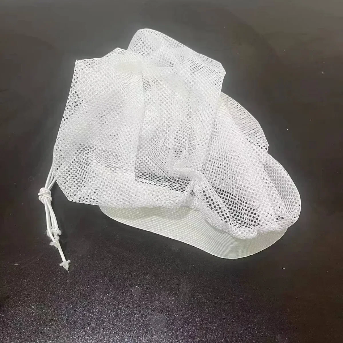 Adjustable Lace Mesh Bonnet With Drawstring For Blowdry Hair Netting Heart Brand Non-Origin China Mainland Hair Accessories