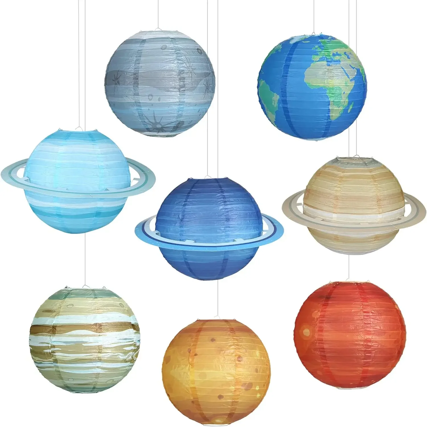 8pcs Outer Space Solar System 2