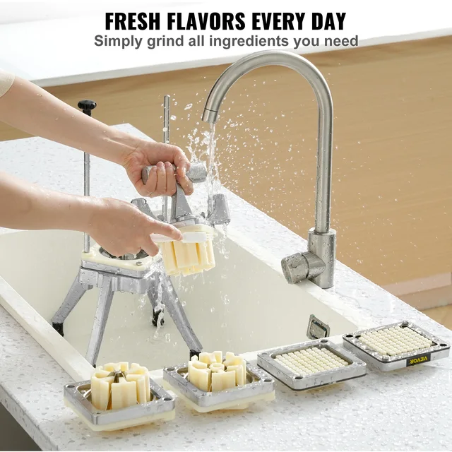 VEVOR Commercial Vegetable Fruit Dicer Cutter Potato Slicer 6