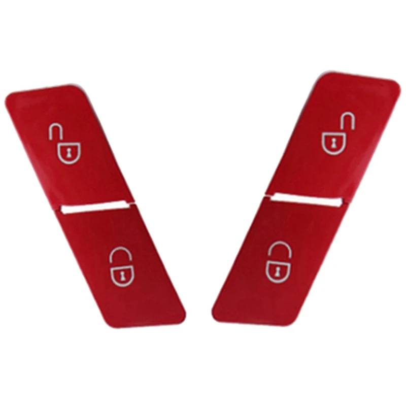

4 Pack Red Car Door Lock Switch Door Lock Button Kit Switch Left And Right For Mercedes Benz E Class GLK W204 W207 W212