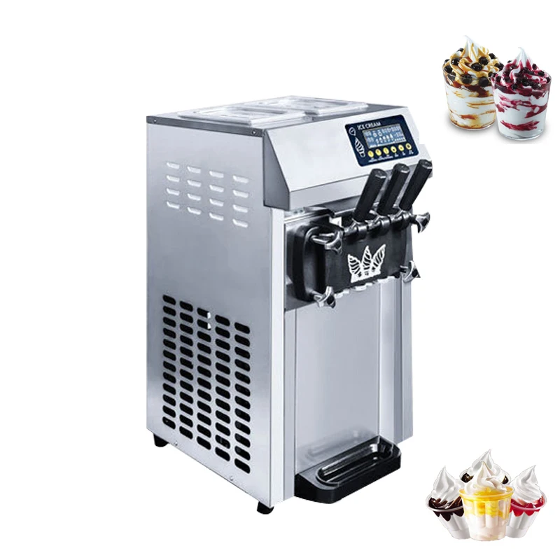 

PBOBP Ice Cream Machine Household Small Automatic Children Fruit Ice Cream Machine One Key Refrigeration Simple Knob Operation