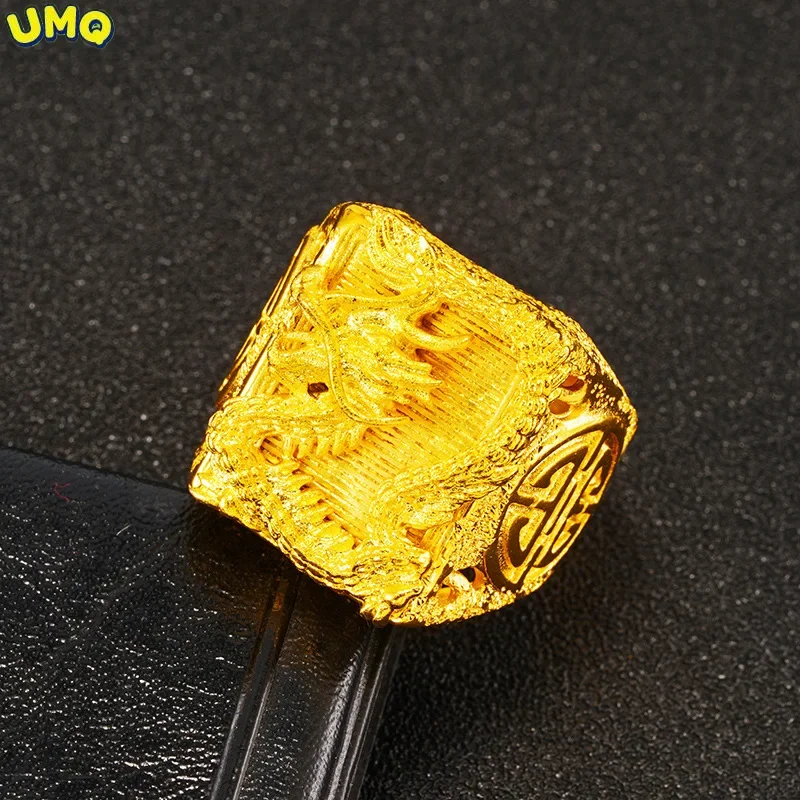 高級感　24金gpゴールド 999 ドラゴン　バングル　やや重みあり 卸売24 18kゴールドgp 12ミリメートル幅メンズブレスレット