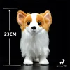 Pomeranian Dog High Fidelity Anime Cute Plushie Sheep Dog Plush Toys Lifelike Animals Simulation Stuffed Doll Kawai Toy Gifts 2