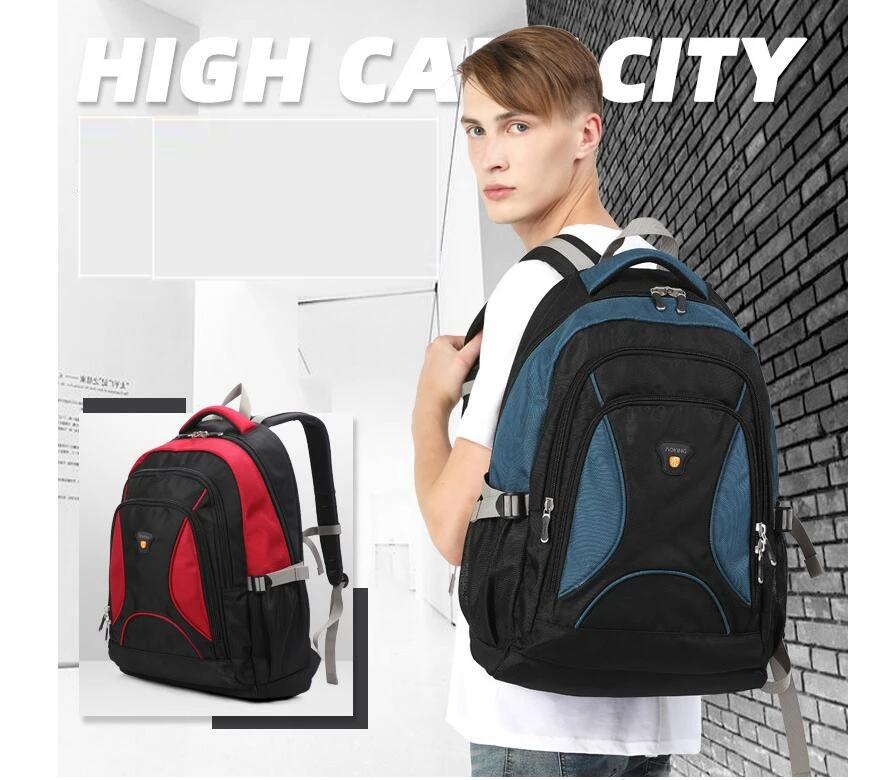 Brand men's travel backpack casual lapto 15.6 inch laptop backpack waterproof student schoolbag women's travel nylon backpack 5