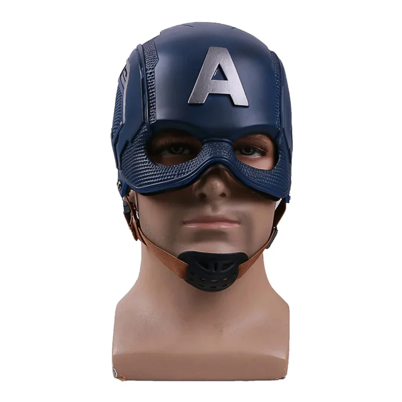 

Cosplay Helmet Superhero Captain America Helmet Steven Rogers Mask PVC Man Adult Halloween Costumes Party Prop