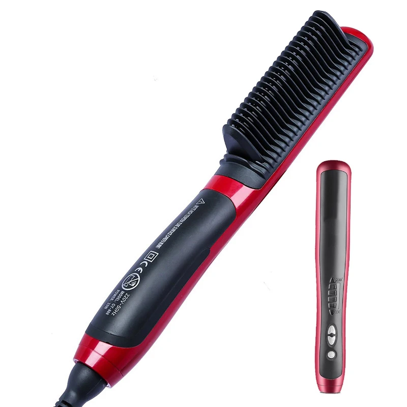 Salon Professional Negative Ion Straight Hair Comb Portable And Fast Heating Negative Ion Straight Hair Comb Styling Tool