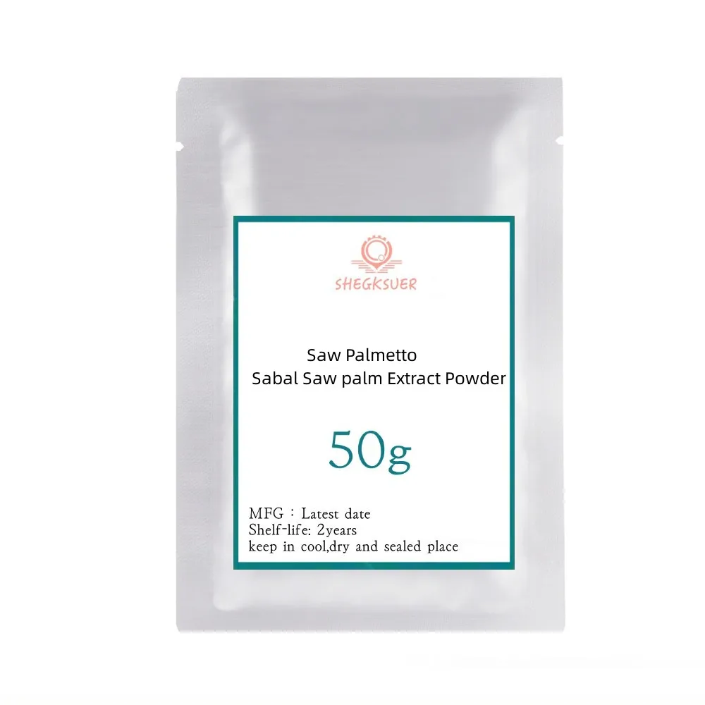 

50-1000g Saw Palmetto Extract 30:1 Powder,Saw palm,Sabal,Preventing hair loss contributes to prostate health,Free shipping