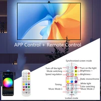 New TV LED SYNC Backlight RGBIC LED Strip with Color Capture Bluetooth Music SYNC USB Light Strip for Movie Game Atmosphere 5