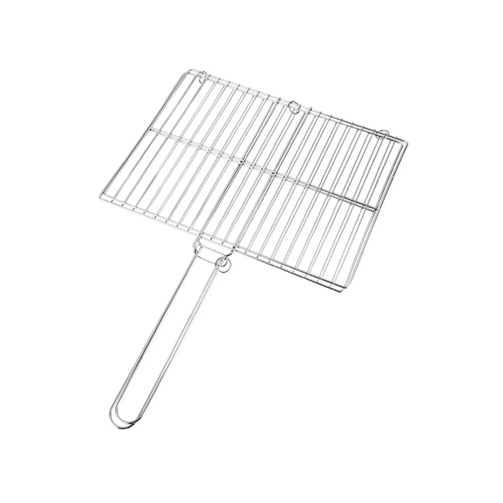 Grill Basket Grilled Fish Clip Portable Foldable Durable Lightweight Barbecue Rack BBQ Fish Grilling Basket for Gifts Camping